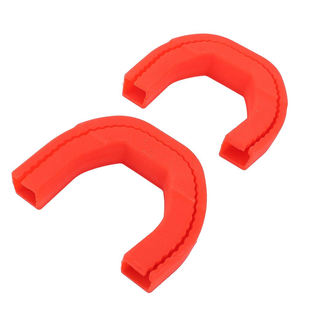 2 STÜCKE Abschlepphakenabdeckungen Auto Frontstoßstange Silikonhülle Schutz Außen Dekoration Ersatz