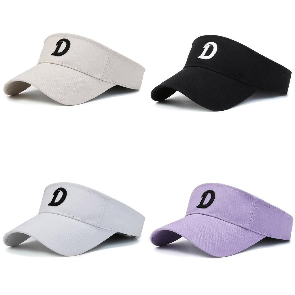 Embroidered D Letter Spring Couple Sun Hat Mountaineering Breathable Top Empty