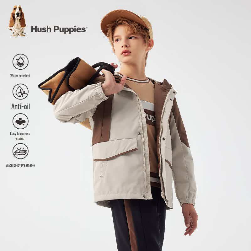 Hush Puppies Kids' Autumn 3-Proof Hooded Jacket