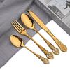 AJOYOUS 30Pcs Cutlery Set Stainless Steel Dinnerware Kitchen Flatware Knife Fork Tea Spoon Western Tableware Mirror Silverware