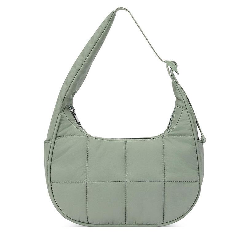 Hot-selling Quilted Nylon Bag Large Capacity Underarm Shoulder Bag Down Bag Shoulder Silk Handbag