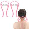 2pcs Neck Massager Dual Trigger Point Ergonomic Handheld Massager for Neck Shoulder