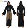 Halloween Costume Adult Men Black Impermanence Clothes Robe Wizard Playing Costume Demon Death Comes Party Costume