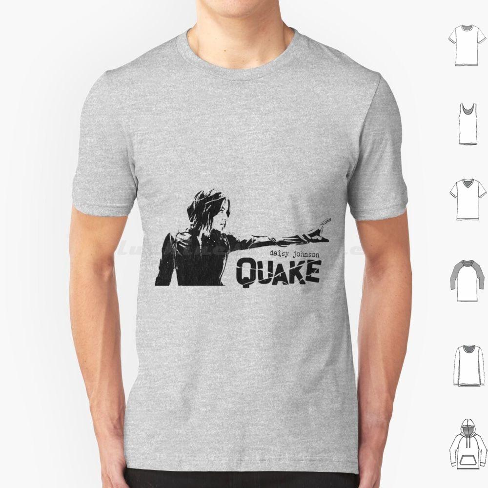 Quake T Shirt Big Size 100 Cotton Agents Of Shield Shield Aos Fitzsimmons Daisy Johnson S H I E L D Simmons Leo Fitz Coulson