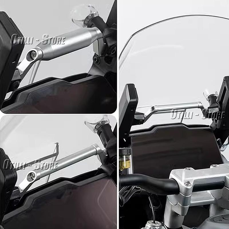 For Tiger1200 Tiger 1200 GT Pro 2023 2024 GPS Navigation Bracket Motorcycle Stand Mobile Phone USB Charge Holder
