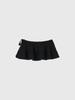 General Idea Scallop Mini Layered Skirt [Black] / Wbe3L13511
