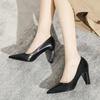 Fashion Women's Shoes Sexy Non Slip Ladies Pumps Square Heels Chic Point Spring Stylish Quick Delivery Beau Today Footwear Wholesale
