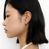 [silver925] Circle One Touch Earring