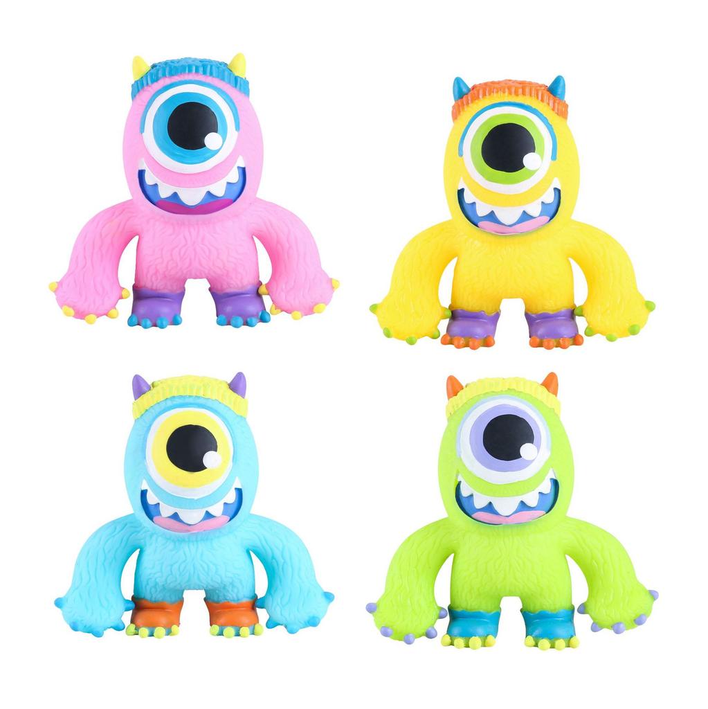 Adorable Cartoon Monster with Big Eyes: Cute Prank Toy for Stress Relief and Squeezing Fun—For Adults—Factory Direct Sales