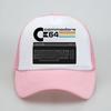 Commodore 64 Baseball Cap Summer Unisex Women Casual Sun Hats Fashion Mesh Adjustable Snapback Hat Gorras