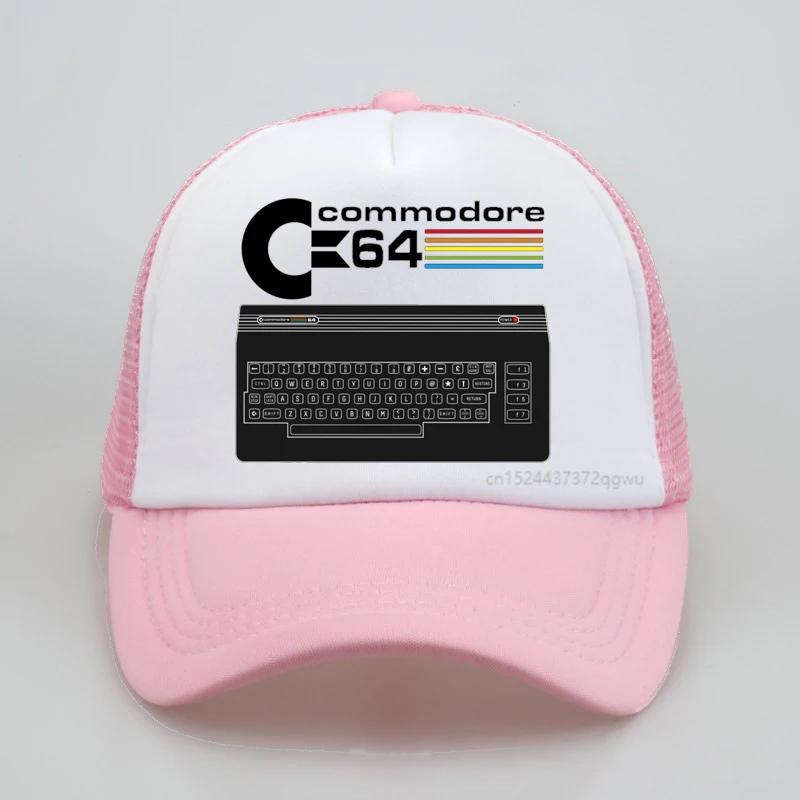 Commodore 64 Baseball Cap Summer Unisex Women Casual Sun Hats Fashion Mesh Adjustable Snapback Hat Gorras