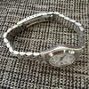 Used and unused CITIZEN sharex Solartech wristwatch silver dial