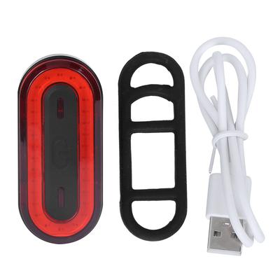 Fahrradlicht LED Fahrradlicht Fahrradlicht Wiederaufladbares Rücklicht Warnung Rücklicht Rotes Gehäuse Rot