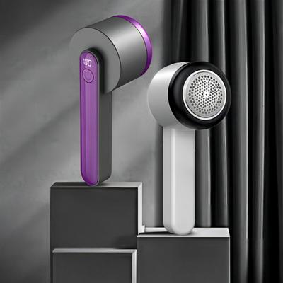 Anti-peluches Rasoir à tissu Rechargeable USB Affichage numérique Portable Anti-bouloches pour pull Protection du tissu Dispositif de sécurité