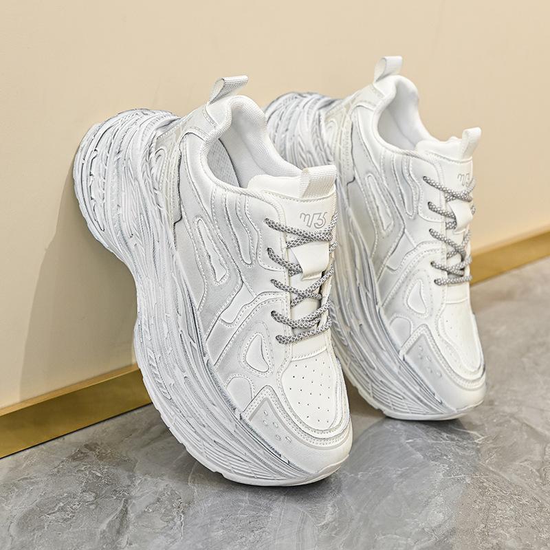 thick-soled mesh breathable casual shoes dad shoes women's summer couples new fashion thick-soled versatile shoes