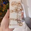 4pcs Sweet Colorful Rhinestone Pearl Hairpin Shinning Flower Heart Hair Clips Girls Side Barrettes Cute Pins Accessories