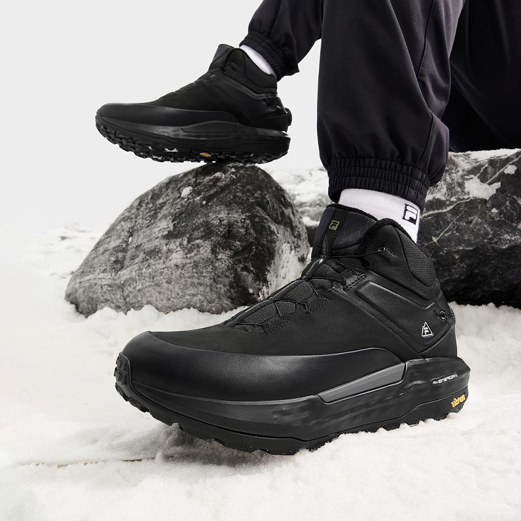 New FILA BOA EXPLORER 2 High Top Running Shoes Men's Black A12M441110FBA