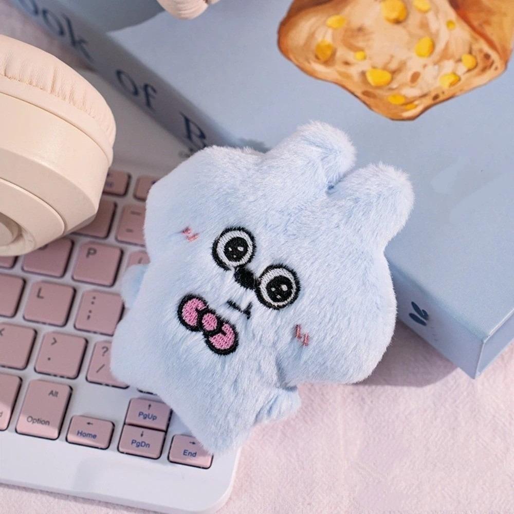 Key Ring Squeezing Keychain Friendship Rabbit Pendant Cute Plush Rabbit Keychain  Bag Decor