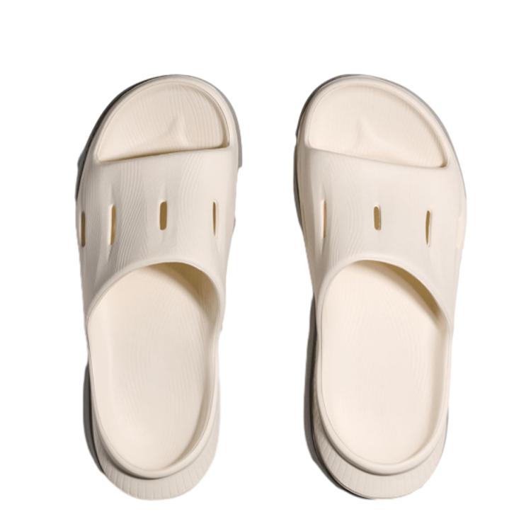HOKA ONE ONE Ora Recovery Slide 3 Comfortable Odor Resistant Slide Slippers Unisex White Gray 1135061-ATRS