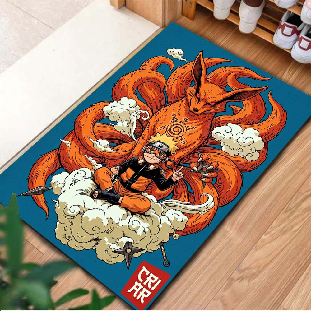 Naruto Carpet Floor Mat Washable Non Slip Gamer Bedroom Large Area Home Room Decor YUN6512