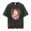 Moogle Kupo Ramen T Shirt Final fantasy Video Game Gaming Gamer Mog Cactuar Cactilio VII long or short sleeves vintage Washed