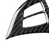 Carbon Fiber Steering Wheel Button Frame Decoration Cover Trim For BMW E70 2008-2013 Auto Styling Car Accessories