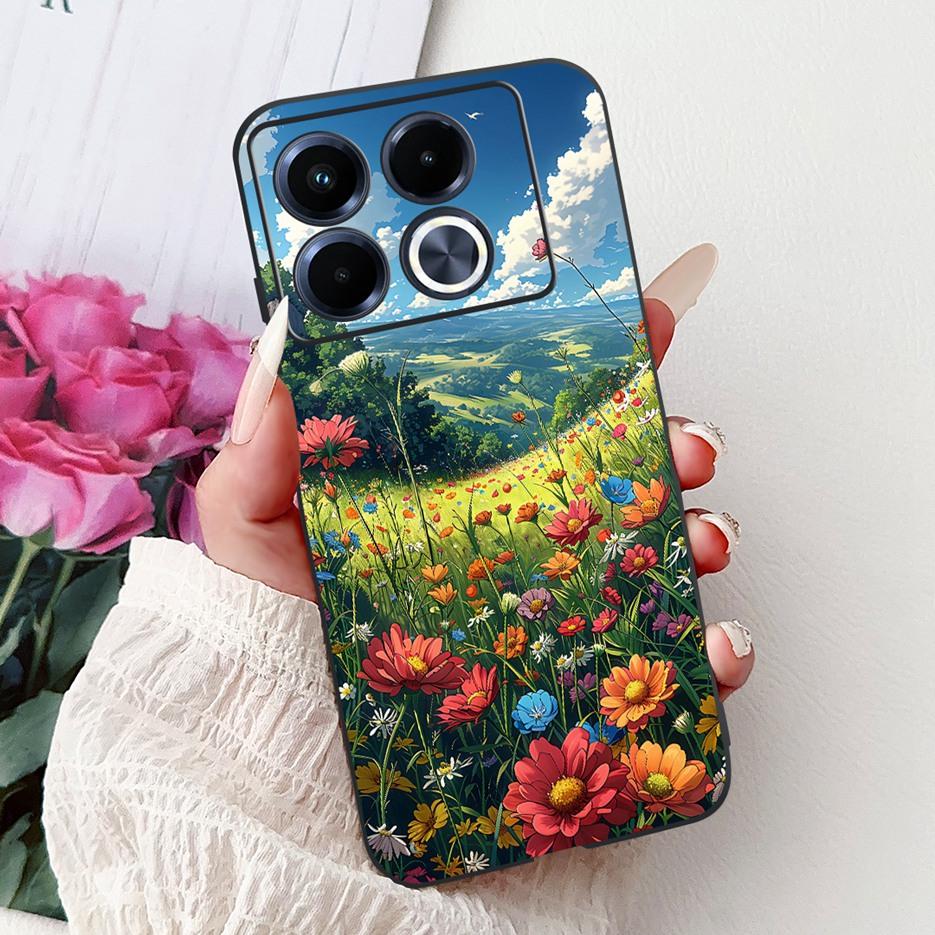 For Infinix Note 40 5G Case X6852 New Luxury Painted Cover Soft Silicone Phone Case For Infinix Note 40 Pro Plus Note40 4G Shell