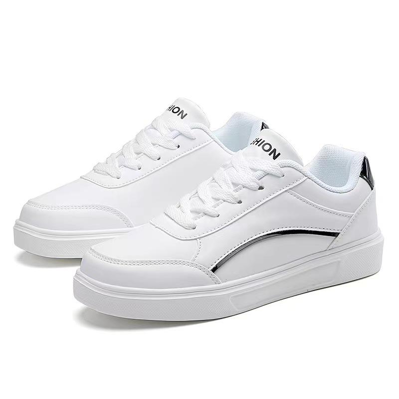 

Brand Women Walking Shoes Casual Sneakers PU Platform Sneakers for Women White Classics Comfort Skateboarding Shoes Non-Slip 36