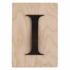 Décoration murale en bois - - Lettres individuelles - Blanc - 14,9 x 10,5 cm - Pose murale