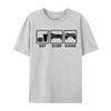 Eat Sleep Game Tshirt Cute Game Controller Cotton Men Tshirts Personalized Tops Tees Graphic T Shirts Men Oversized