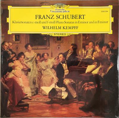 LP Record FRANZ SCHUBERT, WILHELM KEMPFF - Piano Sonatas In E Minor and F Mino 2530354 Deutsche Grammo Germany Classical Used