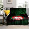 Coperta con Design del Logo dei Rabbit NRL Adatta per Divani, Letti, Uffici e Campeggio - Regalo Perfetto per Halloween Natale