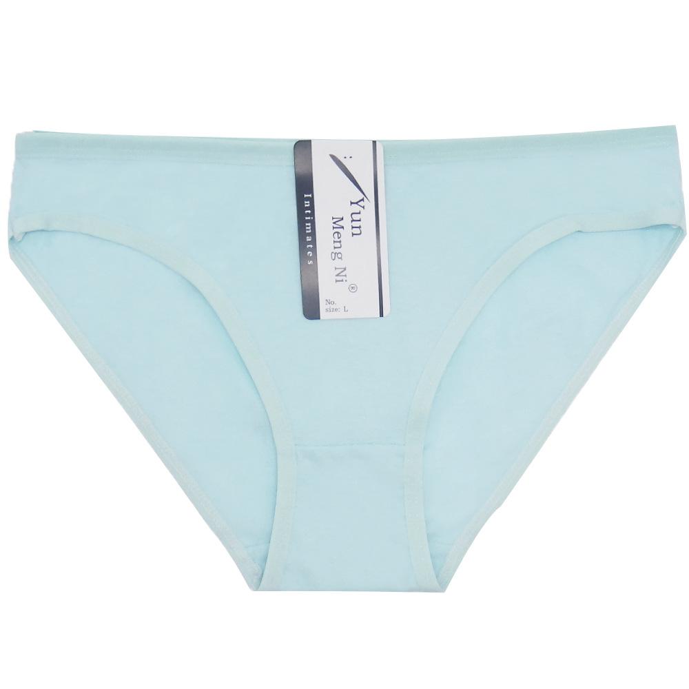 Sexy Frau Unterwäsche Damen Baumwolle Höschen Slips Solide Low Rise Mädchen Damen Knickers Dessous für Frauen 6 Teile/satz