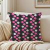 Ink Wash Bowknot Polka Dot Pillow Chinese Retro Cushion Cover Pillowcase Anti-Dustmite Living Room Sofa Decor Cushion Room