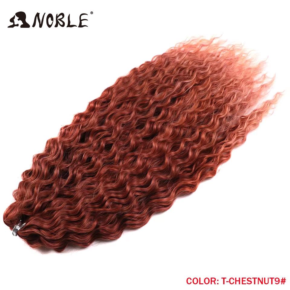 Edles Häkelhaar Locken Haar Wasserwelle 24 Zoll 300g Ombre Blond Twist Häkelhaar Zopf Haar Deep Wave Flecht Haarverlängerung