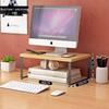 Desktop Bookshelf Monitor Riser and Storage Rack for Office Desk