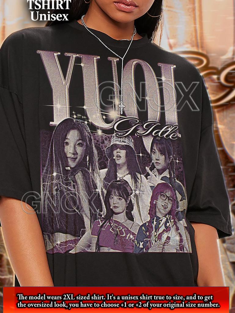YUQI G Idle Shirt, YUQI Vintage Tshirt, Yuqi Fan Tees, Yuqi Retro 90s Sweater, Yuqi Merch Gift, Kpop Gift, Kpop Idol Gift, Yuqi Poster #saf