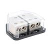 Vehicle Stereo Grounding Junction Distribution Box Terminal Block 1 To 2 1 To 4 Splitter Design for Multiple Car Models