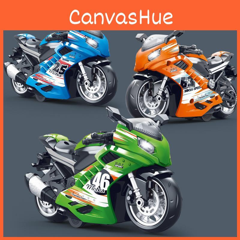 Simulation Motorcycle Model Children Inertia Toy With Sound And Light Functions