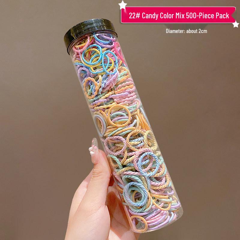No-Damage Elastic Hair Ties for Girls - High Elasticity Accessories