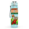 1PC Donut Basketball Character Print 750ml Color Plastic Sports Water Bottle Leakproof Flip Straw Lid Suitable for Sports Office Home Use