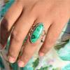 Malachite 925 Sterling Silver Ring – Handmade Gemstone Jewelry