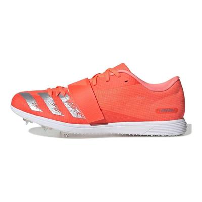 AdiZero Dreisprung Signal Koralle Unisex Sneaker Orange Silber-Metallic Wolkenweiß EE4622