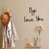 Bohemian Wooden "LOVE YOU BYE" Wall Sign 