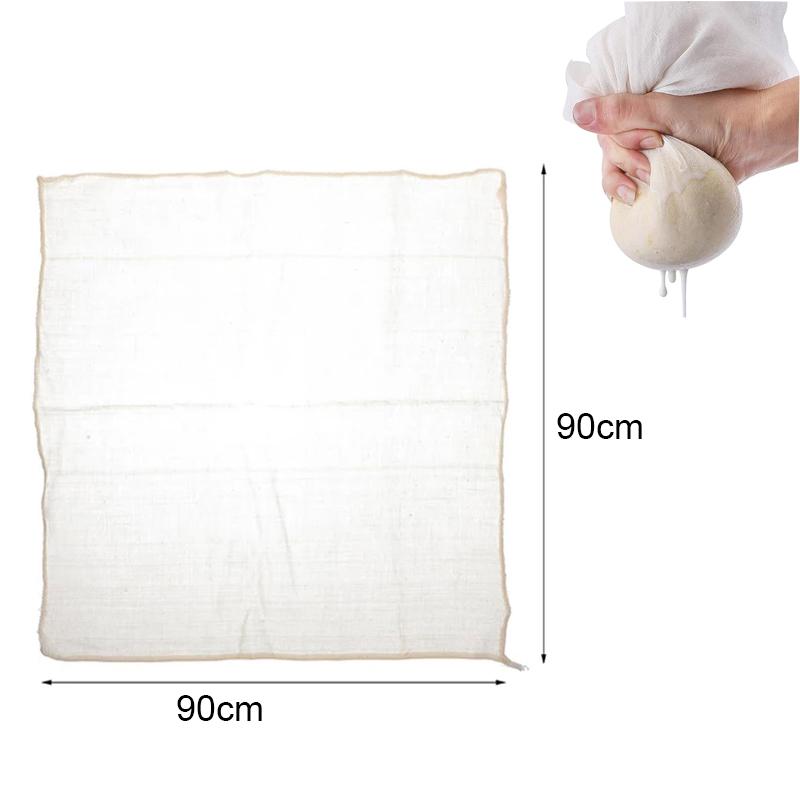 1 Set Of Various Specifications Of Cotton Yarn Tofu Making Filtration Cloth Coffee Yogurt Cheese Cloth Mold Kitchenware