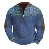 Lässiges Retro-Sweatshirt mit Farbverlauf für Herren