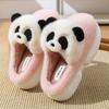 Cute cartoon cotton slippers women's autumn and winter indoor home non-slip warm plush thickened plush kitten cotton mop