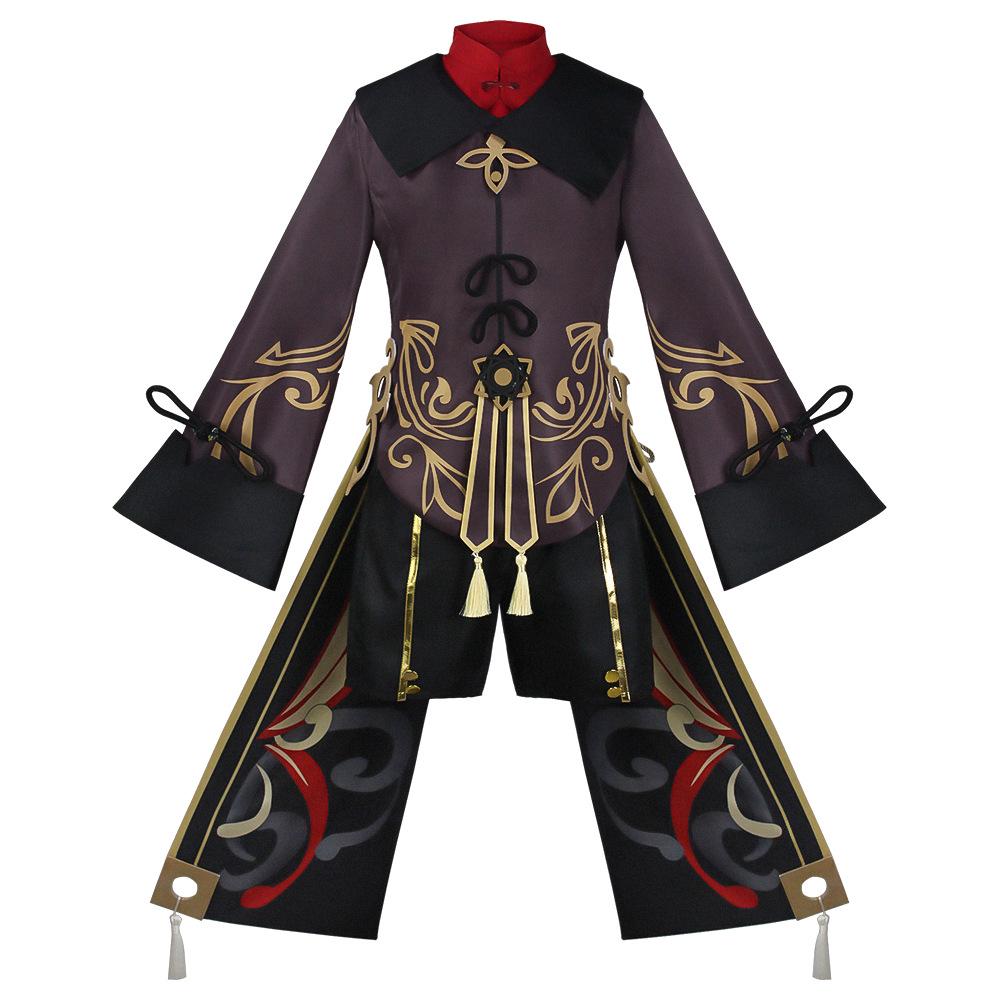 Genshin Impact Hu Tao Cosplay Costume - Full Set Halloween Performance Outfit In Stock