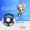 Dog Ball with Handle Squeaky Interactive Fetch Ball Rubber Pet Football Calming Ball Floating Water Toy for Training Breed Dogs Aggressive Chewers