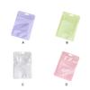 100Pcs Bags Pouches Packaging Macaron Jewelry Sealing Reusable Zipper Packing Storage Earring Bracelet Fashionable